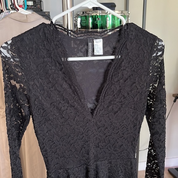 Black lace dress size 2 - Picture 3 of 3